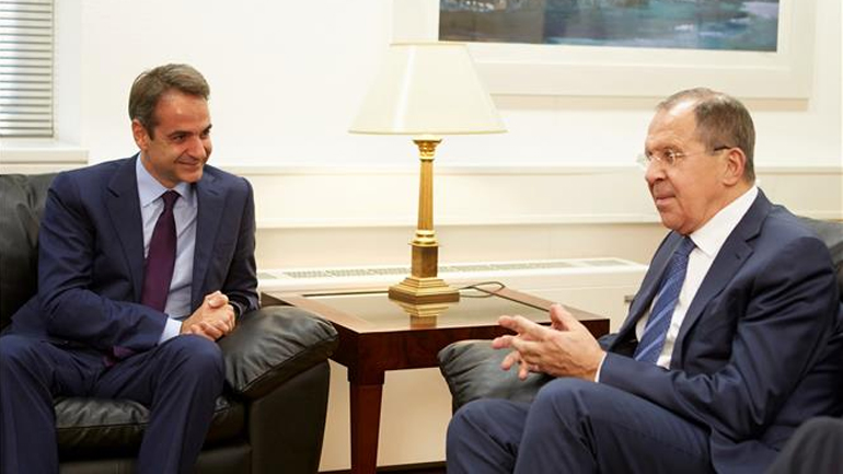 Συνάντηση Μητσοτάκη-Λαβρόφ
