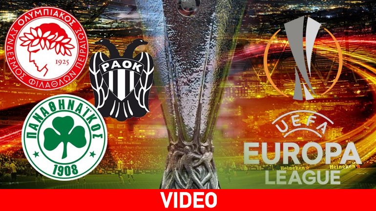 Οι αγώνες Ολυμπιακού, ΠΑΟΚ & Παναθηναϊκού για την 4η αγωνιστική των ομίλων του UEFA Europa League μόνο στον ΟΤΕ TV