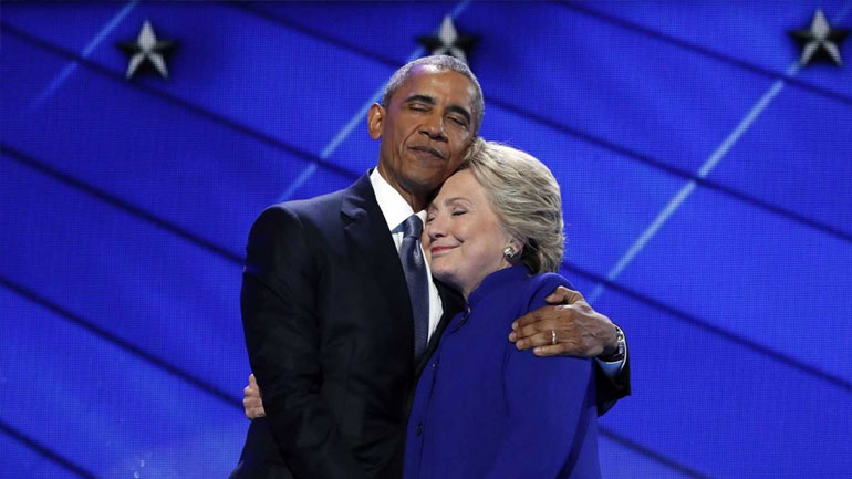 Το ζεύγος Ομπάμα στην υπηρεσία της Χίλαρι – Μαζί στην τελευταία προεκλογική συγκέντρωση