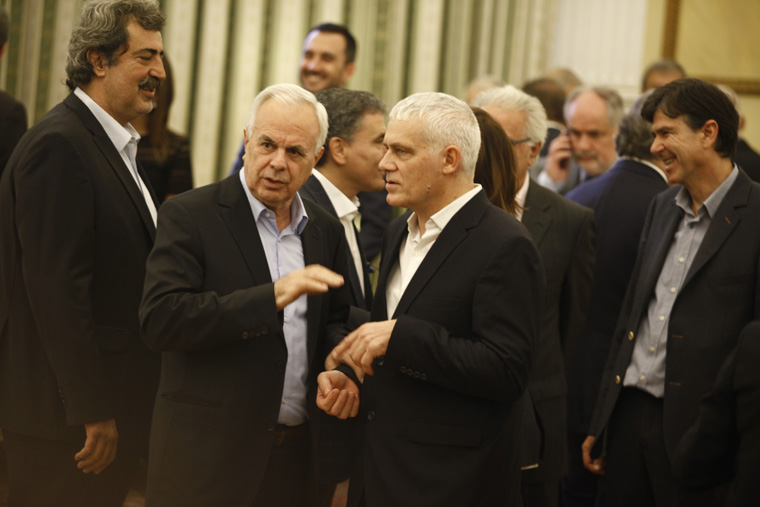 Πολάκης, Αποστόλου, Τσιρώνης στο Προεδρικό