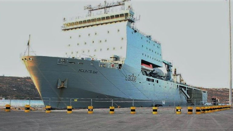 Στη Σούδα πολεμικό πλοίο του Βασιλικού Βρετανικού Ναυτικού