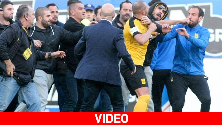 Η γροθιά του Τζιμπούρ στον οπαδό του Άρη