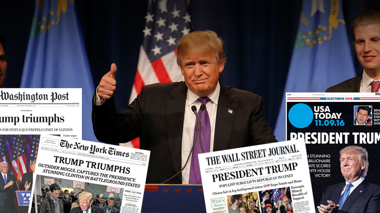 O διεθνής Τύπος για τον “τυφώνα” Τραμπ