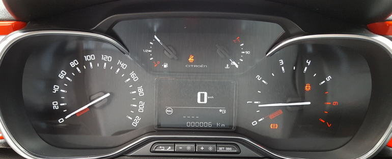 Είναι ωραία η εικόνα να βλέπεις μηδενικά... (άντε το πολύ 6) χιλιόμετρα στο κοντέρ...