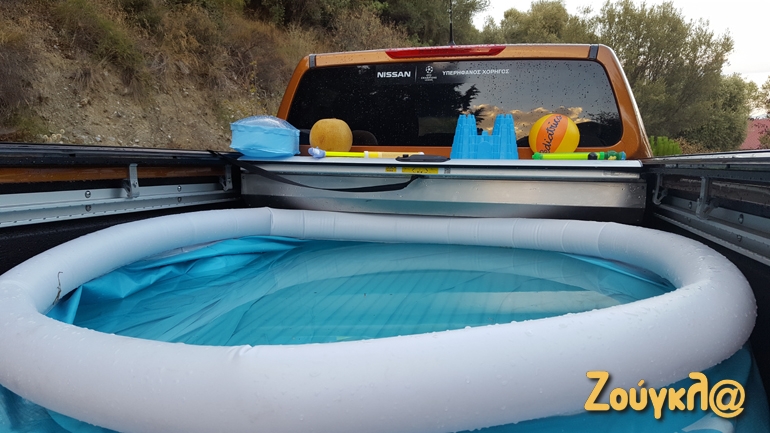 Μία διαφορετική χρήση ενός pick up οχήματος...