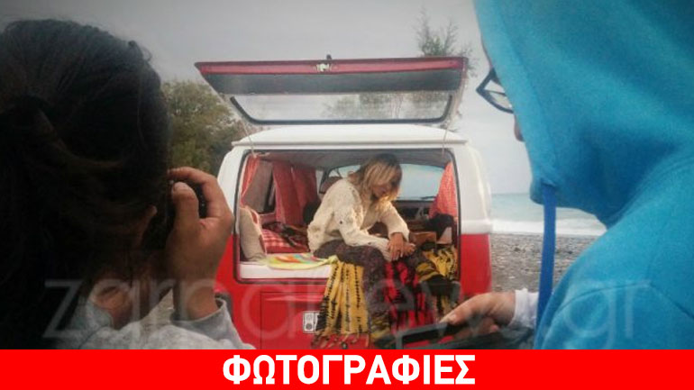 Φωτογραφίες από τα γυρίσματα του βίντεο κλιπ της Άννας Βίσση στα Χανιά