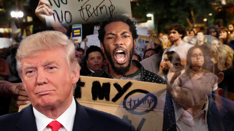 Ο Σόρος πίσω από τις διαδηλώσεις κατά του Τραμπ