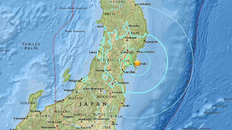 Ιαπωνία: Δεν έχουν αναφερθεί θύματα ή ζημιές μετά τον σεισμό των 6,2R