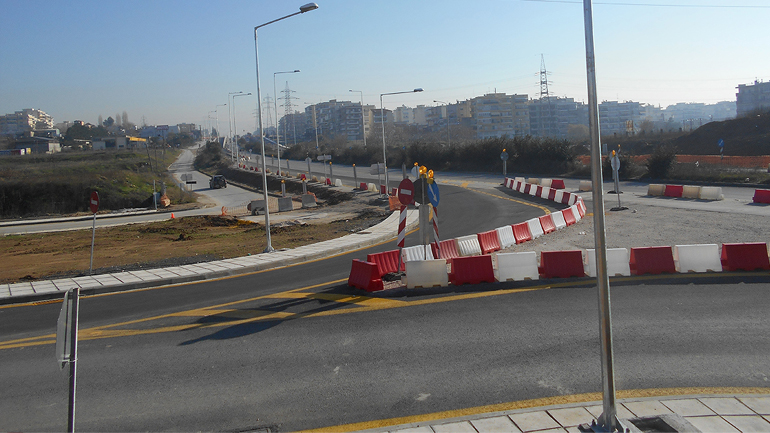 Οδικά έργα στην Περιφερειακή Οδό Θεσσαλονίκης