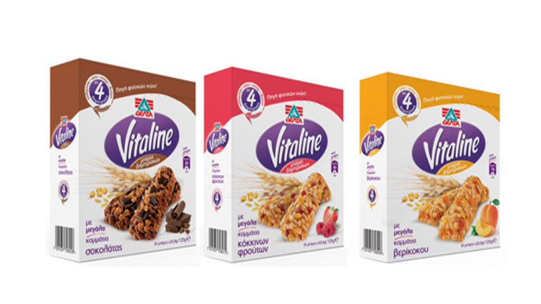 Νέες μπάρες δημητριακών «Vitaline» από τη ΔΕΛΤΑ