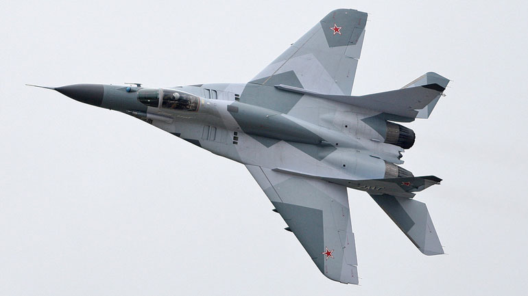 Ρωσικό MiG-29 συνετρίβη στη Μεσόγειο