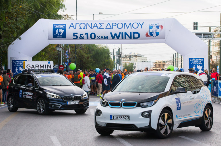 Λίγο πριν από την εκκίνηση των 5 και 10 χιλιομέτρων...