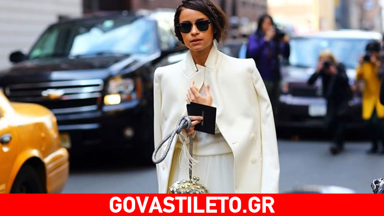 Τotal white look και τον χειμώνα για μοναδικές εμφανίσεις!