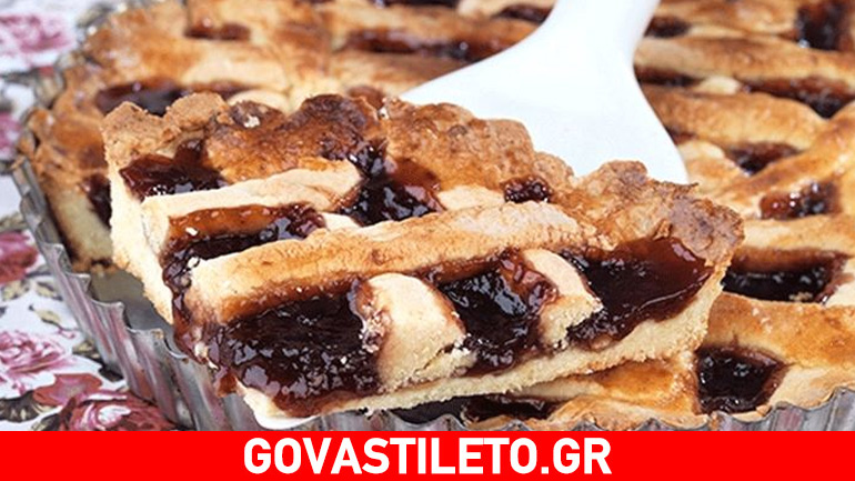 Απολαυστική πάστα φλώρα με μαρμελάδα σύκο