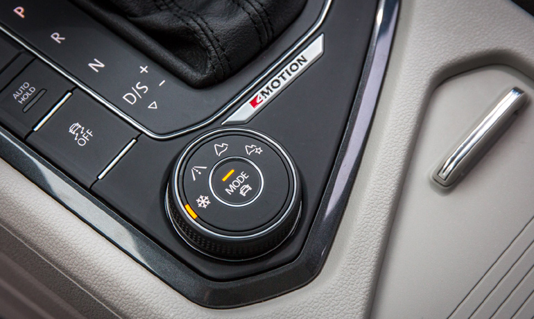 Ο διακόπτης για τον χειρισμό των προγραμμάτων του 4Motion Active Control 