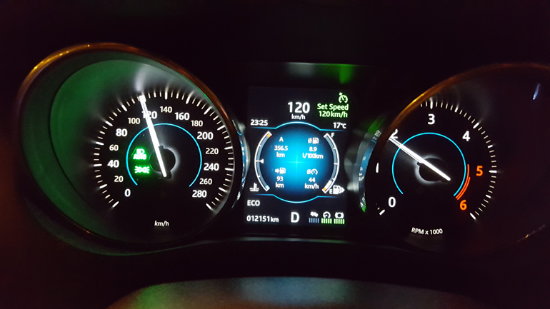 Ο πίνακας οργάνων τη... νύχτα!