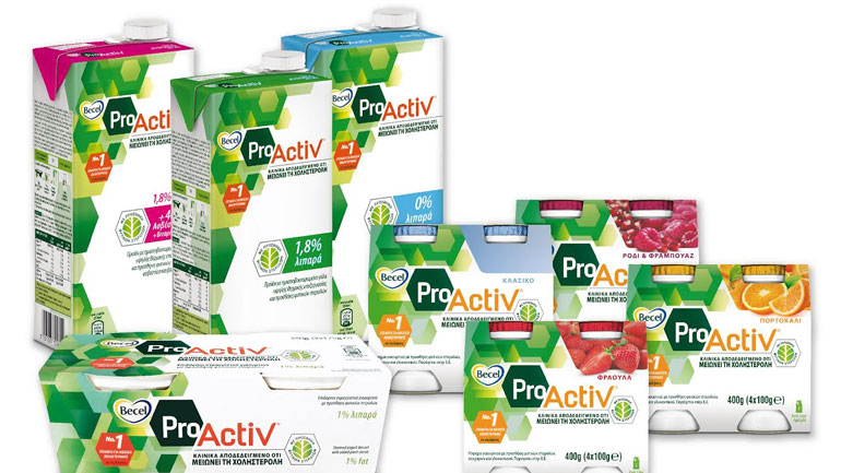 Συνεργασία ΕΛΑΪΣ-Unilever Hellas και ΔΕΛΤΑ για τα γαλακτοκομικά προϊόντα Becel ProActiv
