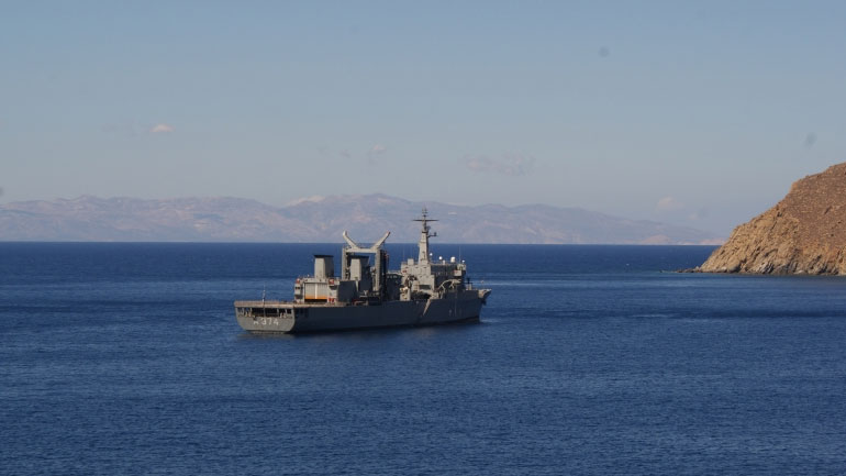 Στα ακριτικά νησιά πλοίο του Πολεμικού Ναυτικού