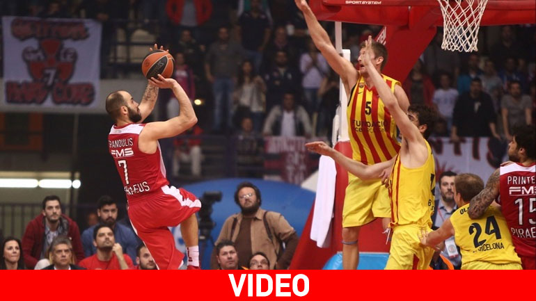 Επέστρεψε στις νίκες ο Ολυμπιακός, 59-52 την Μπαρτσελόνα