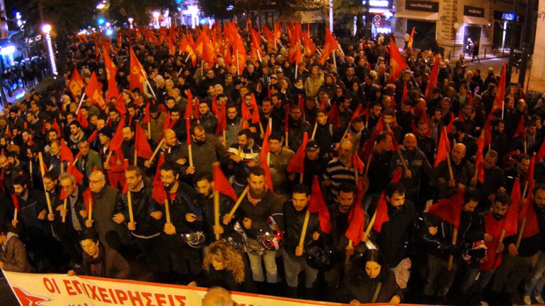 Μεγάλο το μπλοκ του ΚΚΕ