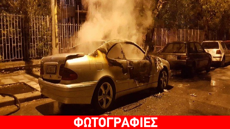 Καταστροφές αυτοκινήτων από τα επεισόδια στο κέντρο της Θεσσαλονίκης