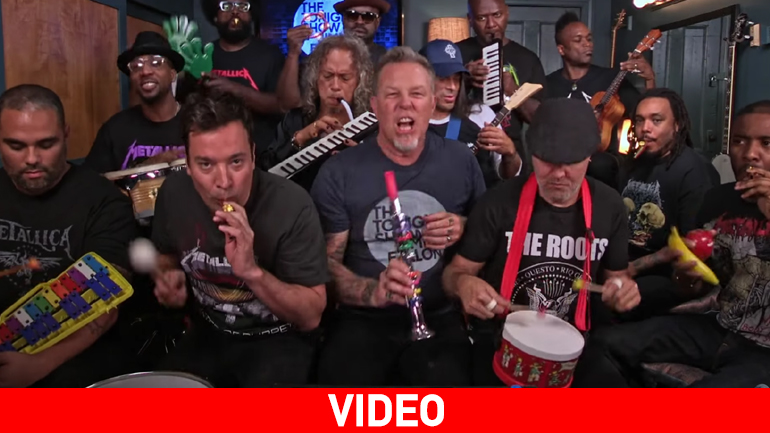 Oι πιο… απολαυστικοί Metallica στο σόου του Jimmy Fallon! Oι πιο… απολαυστικοί Metallica στο σόου του Jimmy Fallon!