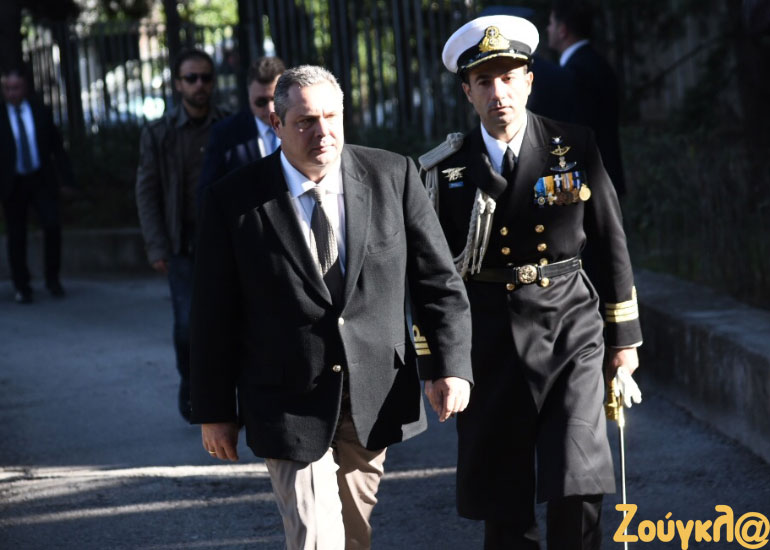 Ο υπουργός Άμυνας, Πάνος Καμμένος