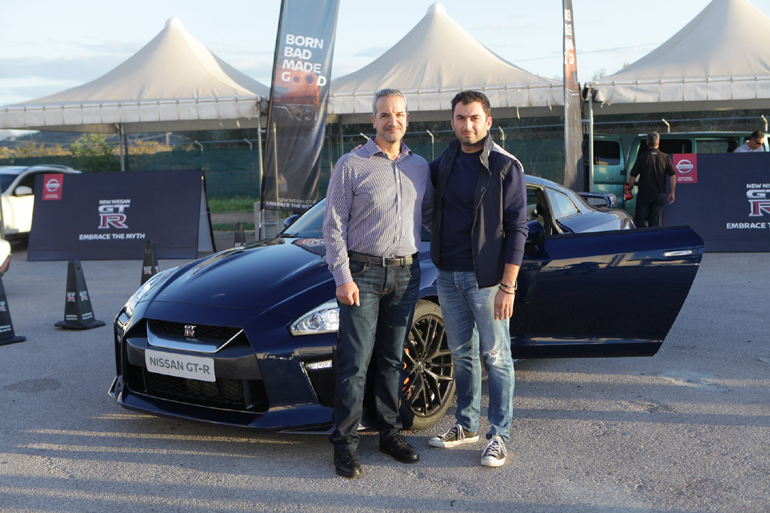 Στην εκδήλωση που πραγματοποιήθηκε στην πίστα των Μεγάρων παρών ήταν και ο Τάκης Θεοχαράκης...