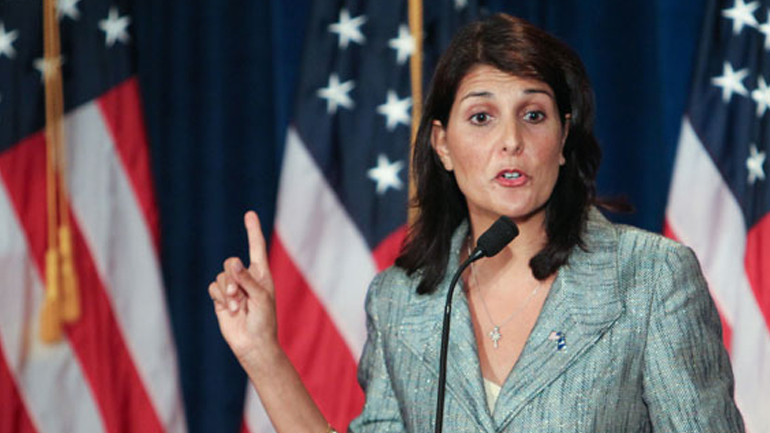 Η κυβερνήτης της Νότιας Καρολίνας θα είναι η νέα πρεσβευτής στον ΟΗΕ