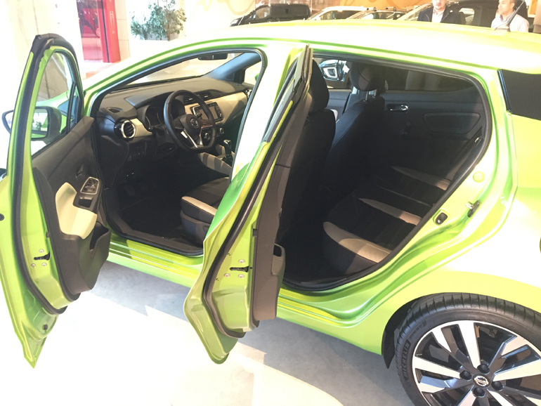 Το νέον Micra θα είναι διαθέσιμο με πέντε πόρτες...