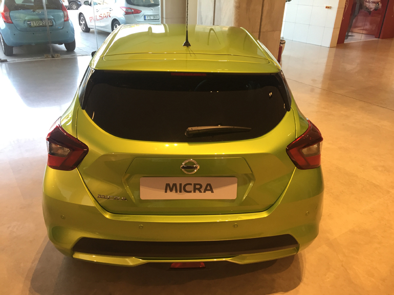 Αν δεν έλεγε Micra θα νομίζαμε πως βλέπουμε άλλο μοντέλο...