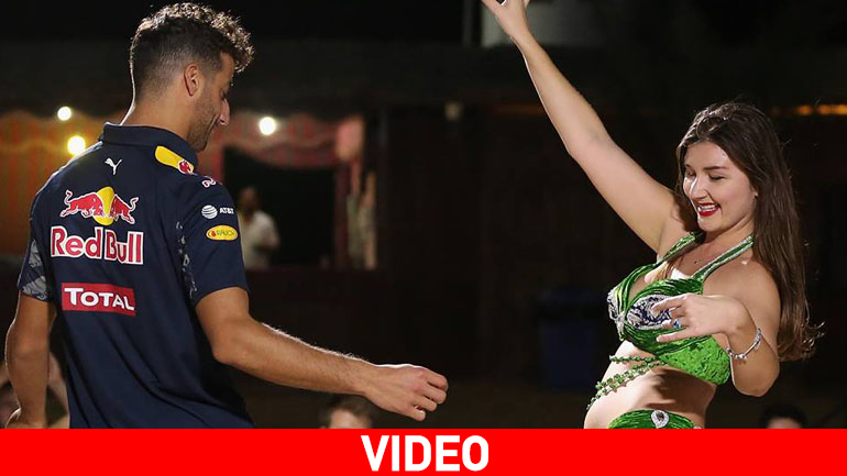 O Ricciardo χορεύει oriental!
