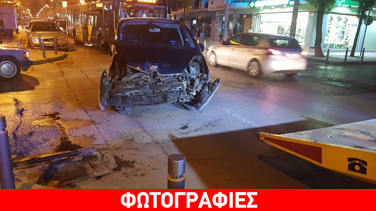 Σύγκρουση οχημάτων στην ανατολική Θεσσαλονίκη
