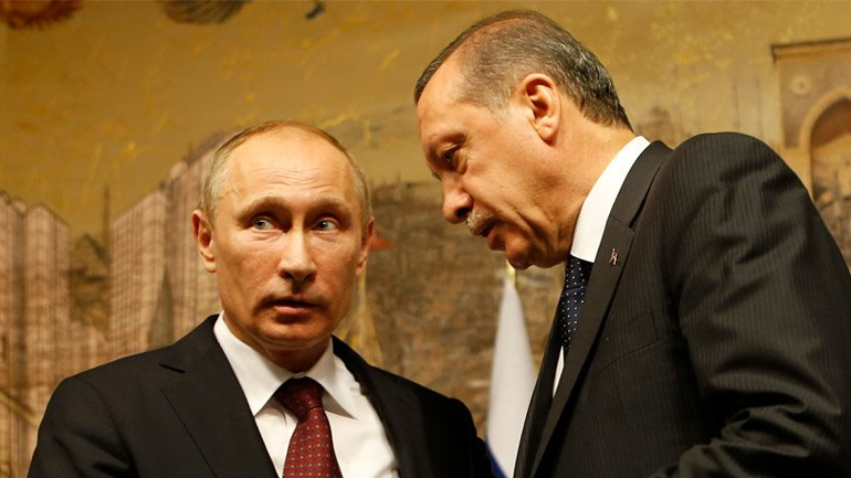 Eπικοινωνία Πούτιν-Ερντογάν για τη Συρία