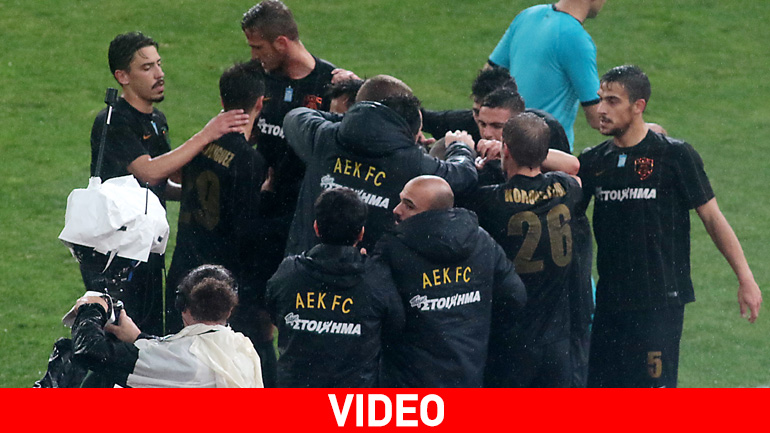 Στο τέλος η ΑΕΚ, 3-0 τον Πλατανιά