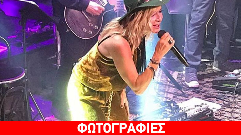 Ο Νίκος Καρβέλας στο πλευρό της Άννας Βίσση στην πρεμιέρα της