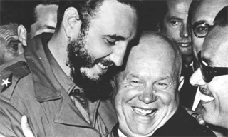 Με τον ηγέτη της Σοβιετικής Ένωσης Νικήτα Χρουστσόφ