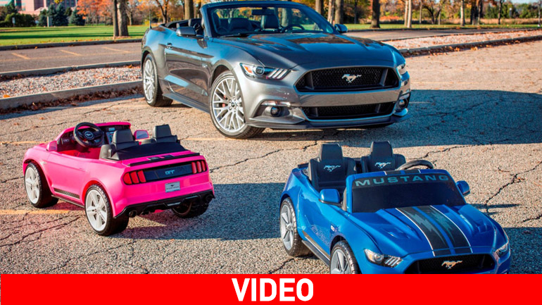 Παιδική Mustang με εκπληκτικά συστήματα