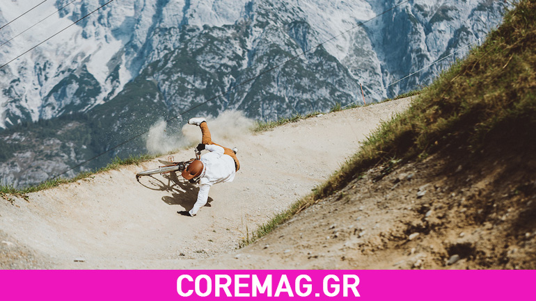 Κατάβαση πίστας downhill… με city bike!