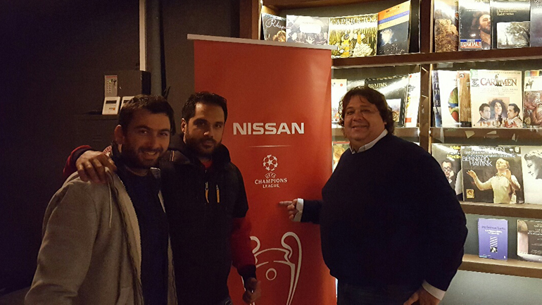 Από αριστερά Βασίλης Σαρημπαλίδης, Δημήτρης Γράτσος και Πάρις Ποντίκας...