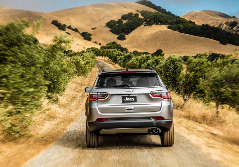 Το πίσω μέρος της νέας γενιάς του Jeep Compass...