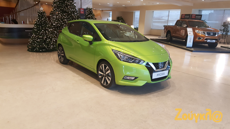 Το Nissan Micra υπάρχει στην αντιπροσωπεία της λεωφόρου Αθηνών...