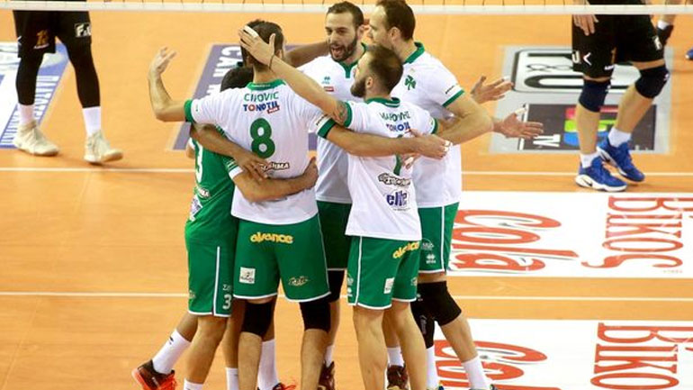 Βόλεϊ: Σπουδαίο «διπλό» για τον Παναθηναϊκό, 3-1 σετ τον ΠΑΟΚ