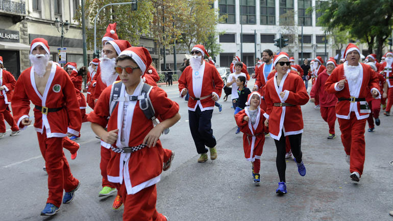 Athens Santa Run: Κυκλοφοριακές ρυθμίσεις στο κέντρο της Αθήνας