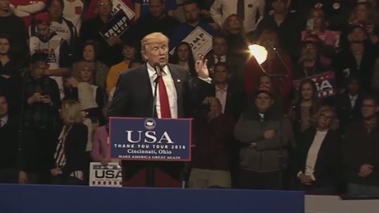 Τραμπ από το Οχάιο: Προτεραιότητά μου η ασφάλεια της χώρας