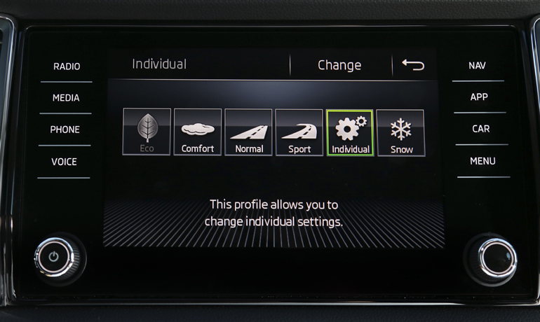 Από την οθόνη αφής ρυθμίζεις κάθε λειτουργία και σύστημα