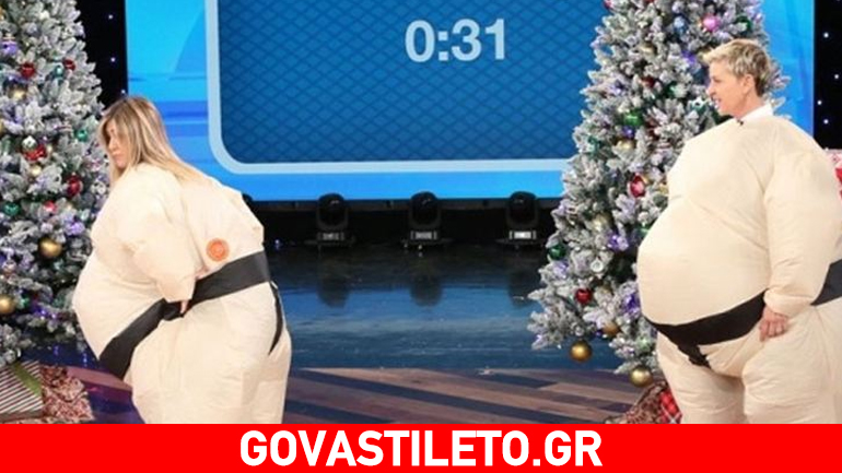 Η Jennifer Aniston μεταμφιέζεται σε sumo και κάνει twerking on camera