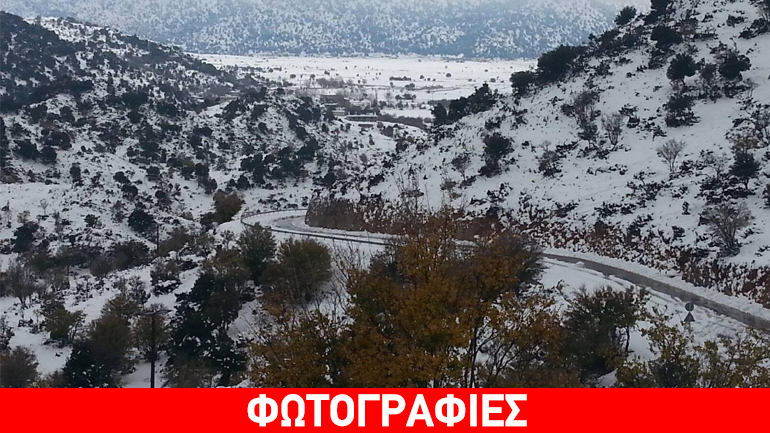 Η Κρήτη στα λευκά…