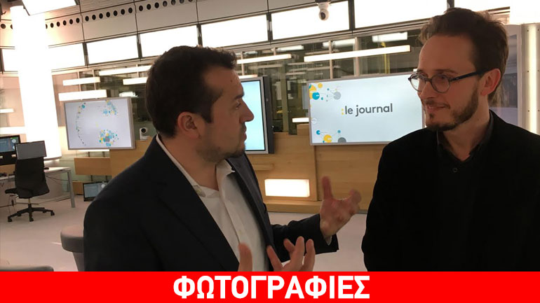O Νίκος Παππάς επισκέφτηκε γαλλικούς τηλεοπτικούς ομίλους