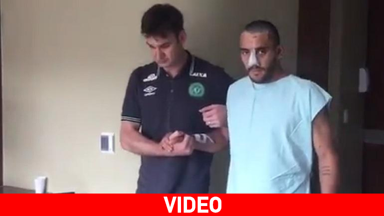 Κολομβία: Τα πρώτα βήματα του ποδοσφαιριστή που βγήκε ζωντανός από τα συντρίμμια του αεροπλάνου